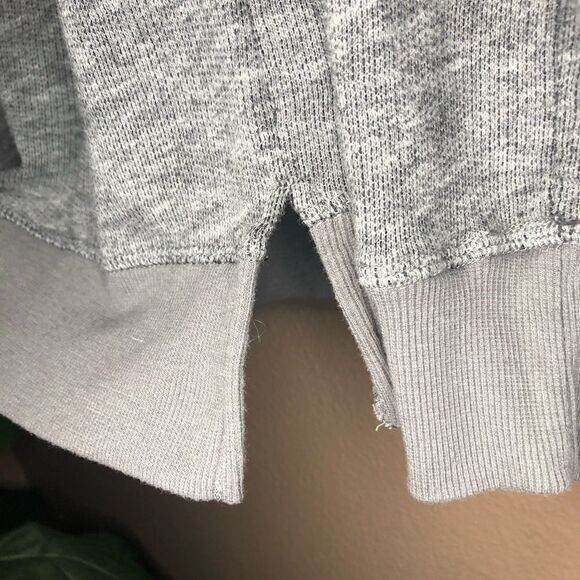 Gray LOVE Sequins Embroidered Hoodie - Picture 6 of 7